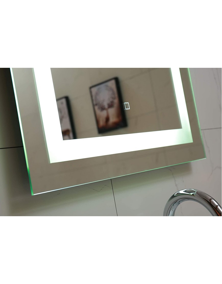 40X24 Inch LED Lighted Bathroom Mirror with Dimmable Touch Switch GS099E-4024 40x24 inch