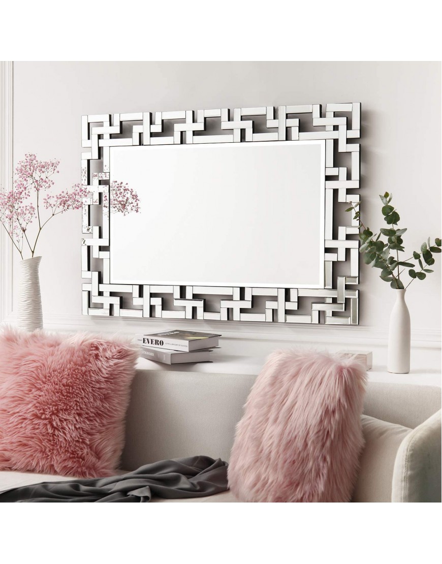 Art Decorative Wall Mirrors Large Grecian Venetian Mirror for Hotel Home Vanity Sliver Mirror 27.5 W x39.5 H