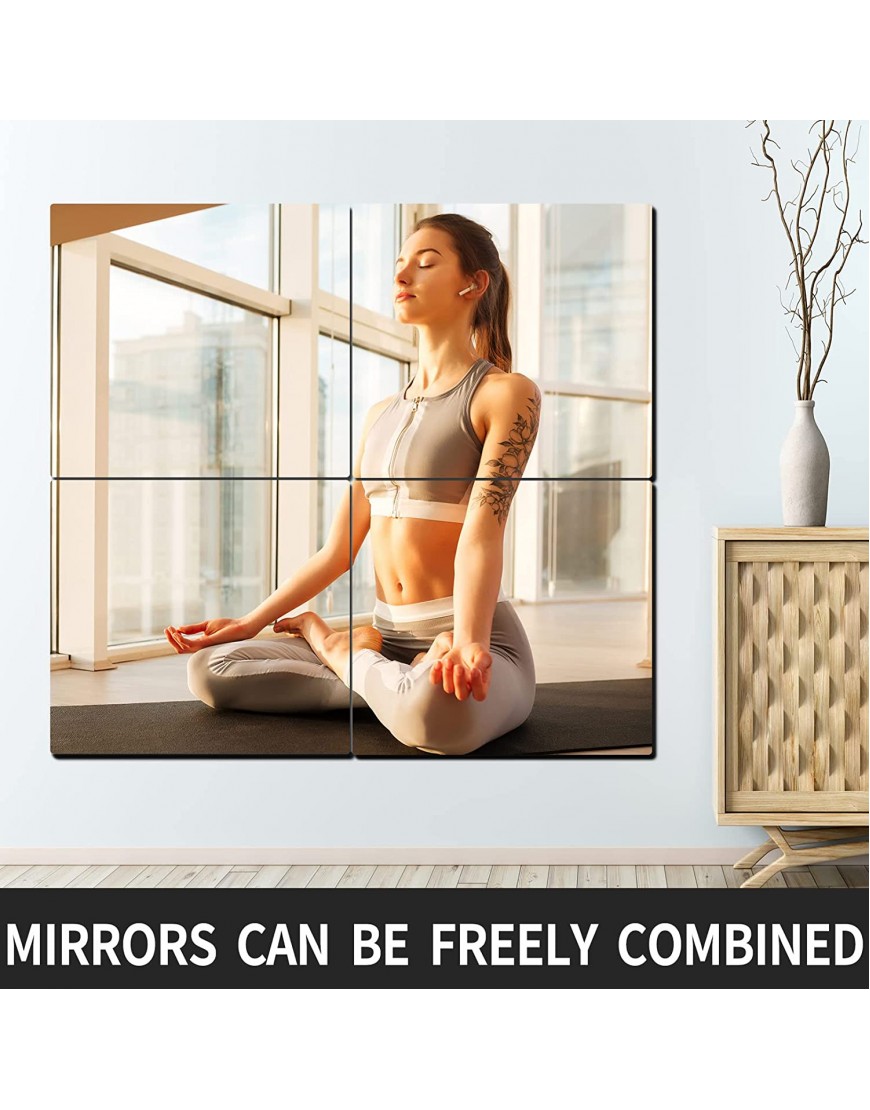 Kids Safety Unbreakable Mirror Extra Thick1 8 Inch 12x48,Acrylic shatterproof Mirrors Non-Glass Cheap Body Mirror Home Gym Mirrors Full Length Wall Bedroom Wall-Mounted Door Mirror