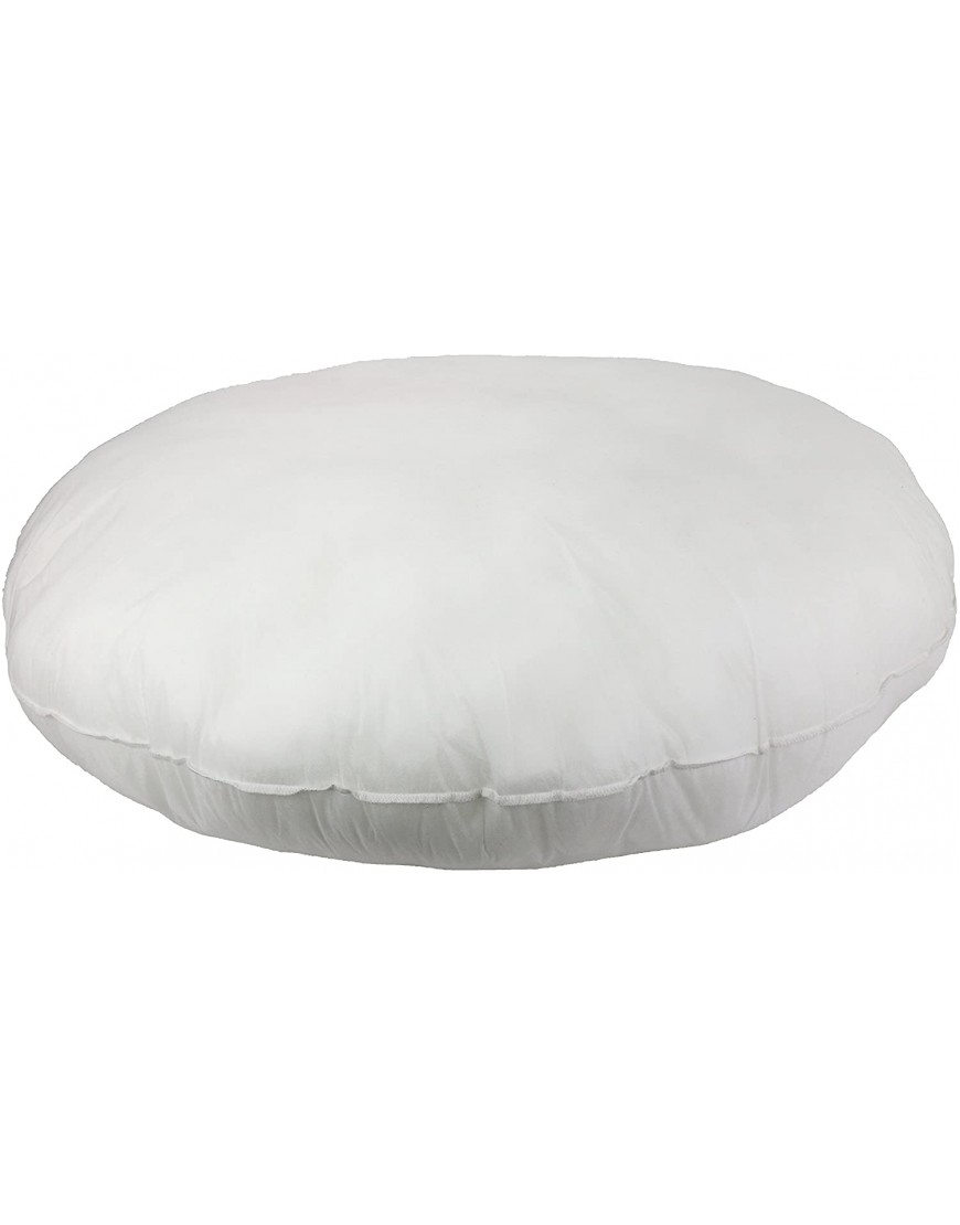 Foamily Round Throw Pillows 32 Premium Hypoallergenic Pillow Inserts for Couch or Bed Decorative Bedding Made in USA