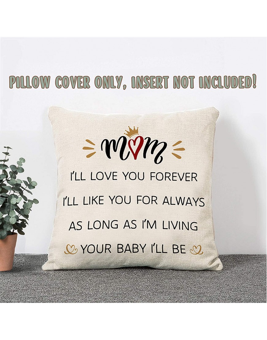 pinata Gifts for Mom Birthday Meaningful for Mom from Daughter and Son Unique Decorative Pillow Cover 18x18 with Love You Mom Theme Saying no Insert