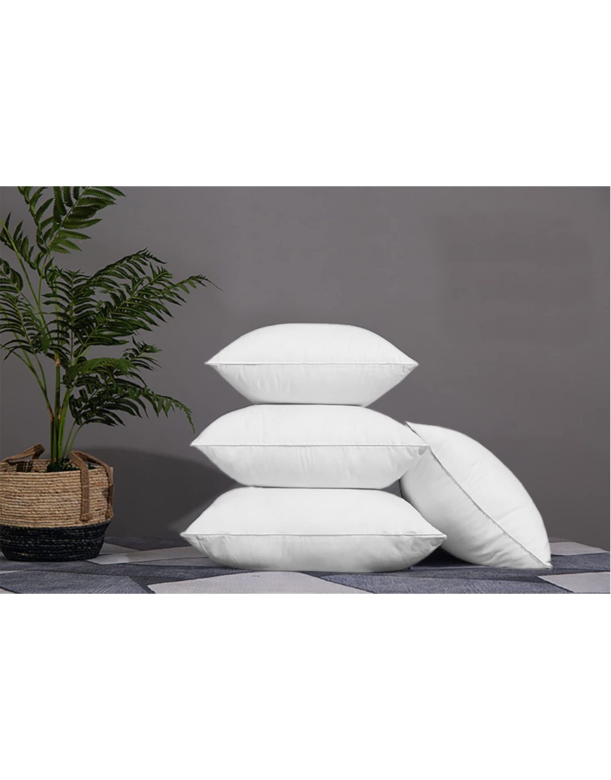 Throw Pillow Inserts 12x20 Inch: Pack of 2 Upgraded Down Alternative Pillow Stuffer for Decorative Couch Sofa Cushion Pillows