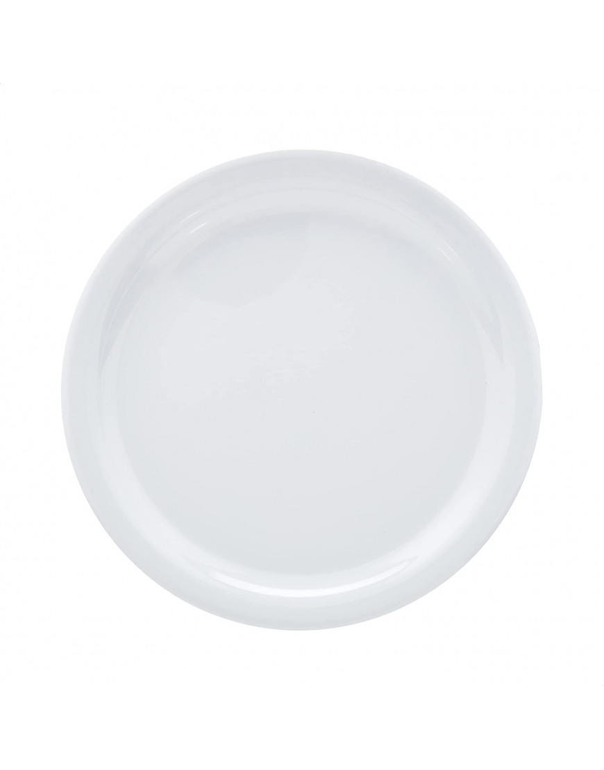 Commercial 9 in. White Melamine Plate 6 Piece Set