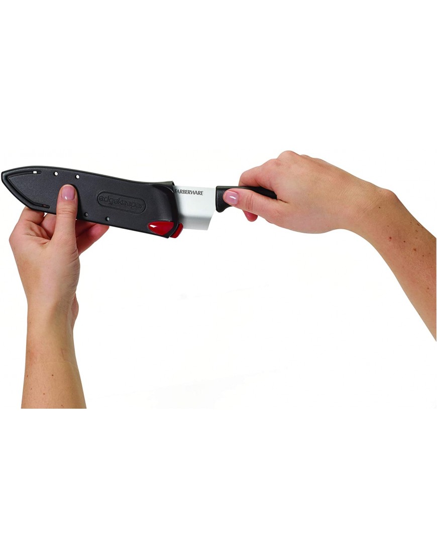 Farberware 5160714 EdgeKeeper Chef's Knife 6-Inch Black