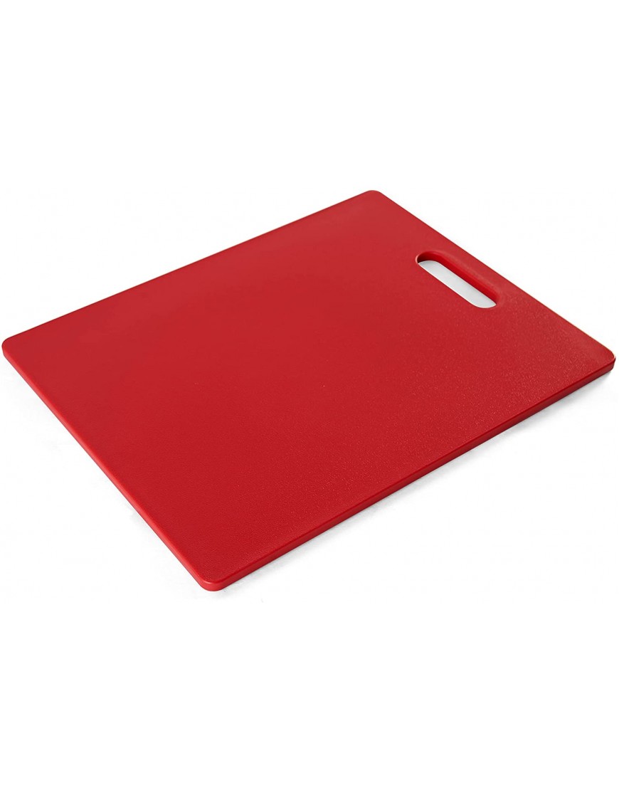 Farberware Large Plastic Cutting Board 11x14-Inch Red