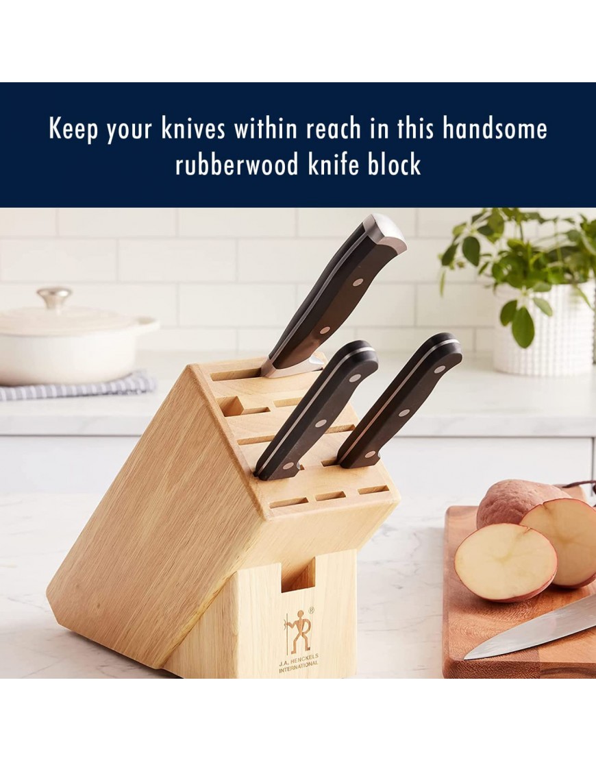 HENCKELS Hardwood Knife Block Knife Storage 11-slot