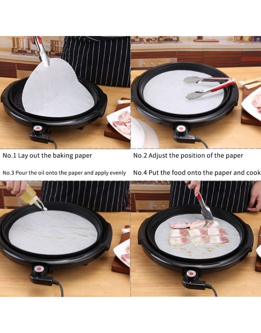Baking Parchment Circles Set of 100 9 Inch Non Stick Round Parchment Paper for Springform Cake Tin Toaster Oven Microwave and so on