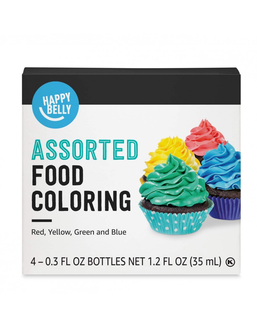 Brand Happy Belly Assorted Food Coloring 1.2 fl oz