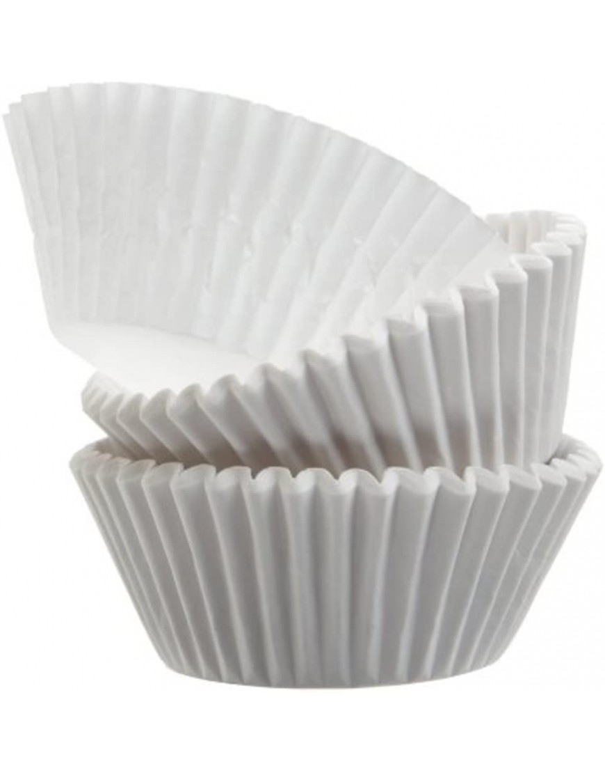 Green Direct Cupcake Liners Standard Size Cupcake Wrappers to use for Pans or carrier or on stand White Paper Baking Cups Pack of 500
