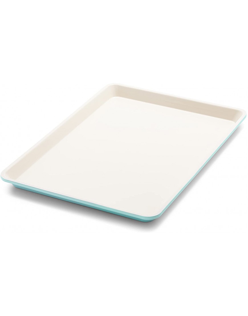 GreenLife Bakeware Healthy Ceramic Nonstick 18" x 13" Half Cookie Sheet Baking Pan PFAS-Free Turquoise