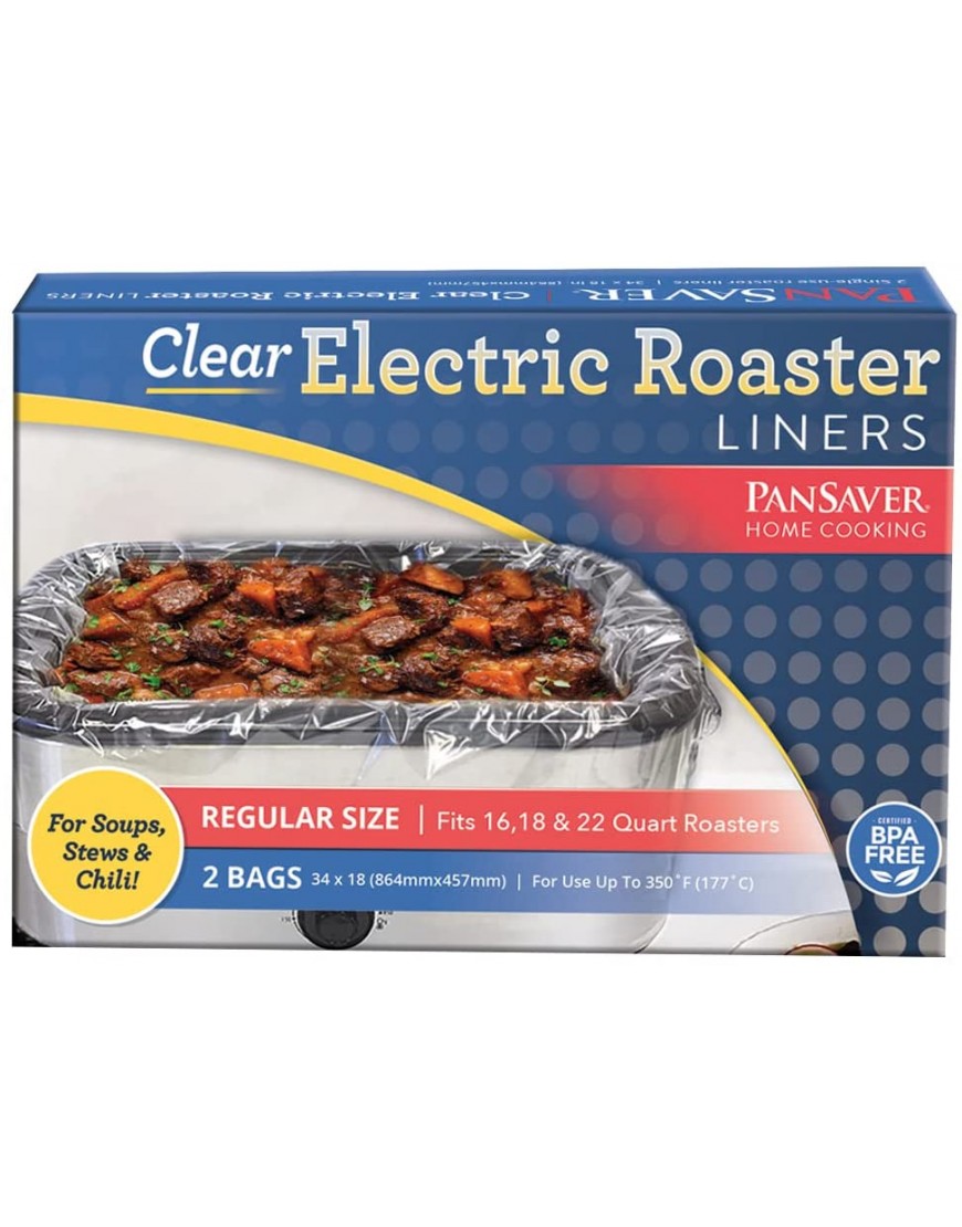 PanSaver Electric Roaster Liners 1-pack 2 units