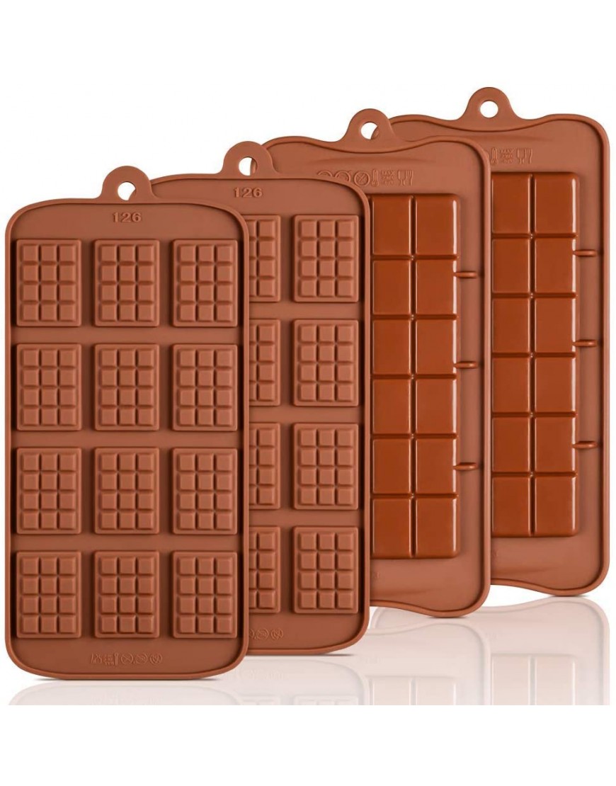 Silicone Break Apart Chocolate Molds Candy Protein and Engery Bar Silicone Mold
