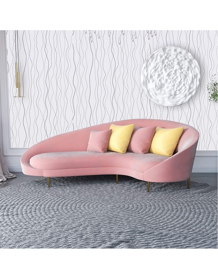 236x17.7 White Peel and Stick Wallpaper Silver Modern Embossed Stripe Contact Paper Self Adhesive Removable Wave Wallpaper Perfectly Covers The Surface Not See Through Wall Covering Film