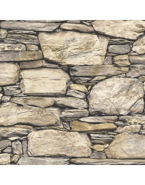 NuWallpaper NU2065 Hadrian Stone Wall Peel & Stick Wallpaper