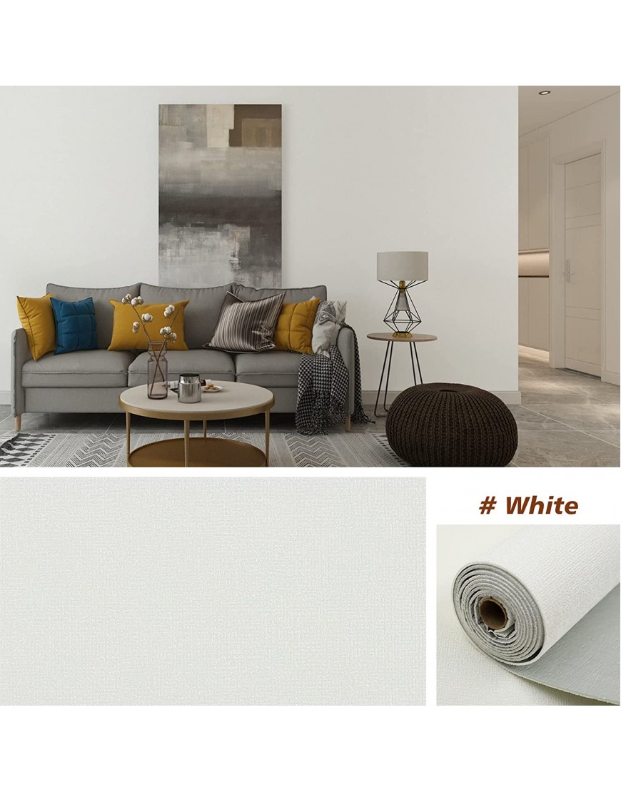 SOOKEA 3D Wall Panel Linen Texture Peel-and-Stick Waterproof Wallpaper Suitable for Living Room and Bedroom Wall Decoration