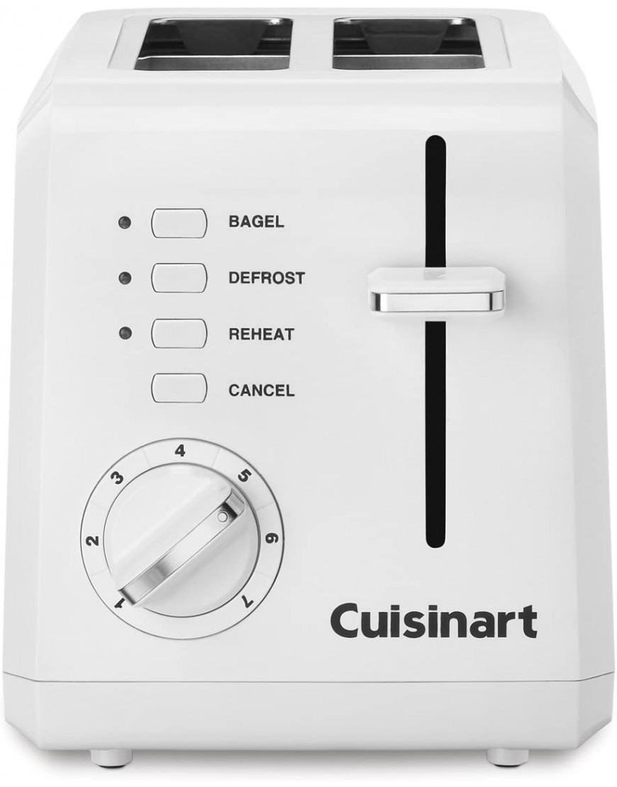 Cuisinart CPT-122 Compact Plastic 2-Slice Toaster White
