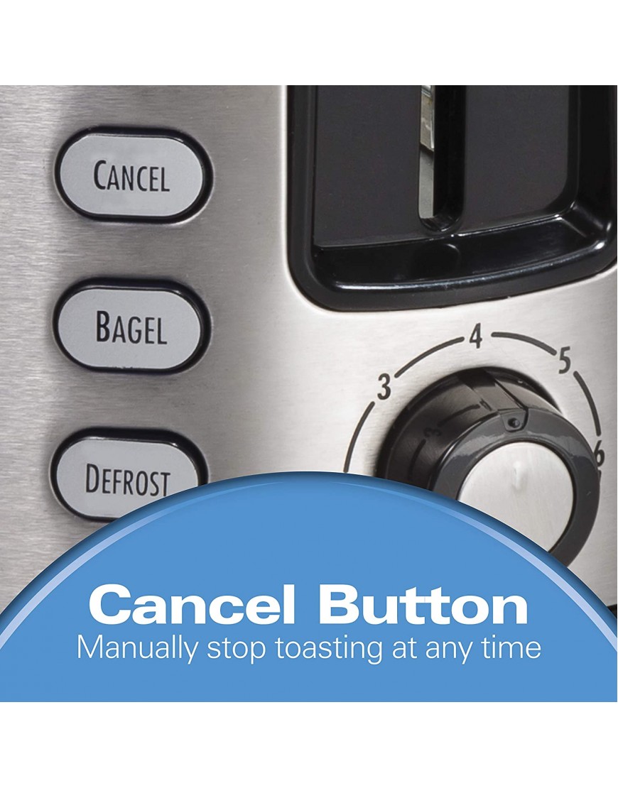 Hamilton Beach 2 Slice Extra Wide Slot Toaster with Shade Selector Toast Boost Auto Shutoff Black 22633