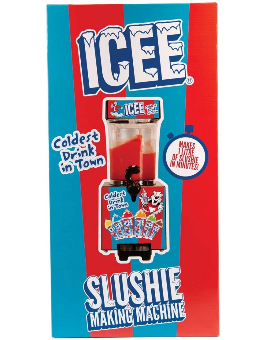 iscream Genuine ICEE Brand Counter-Top Sized ICEE at Home Slushie Maker