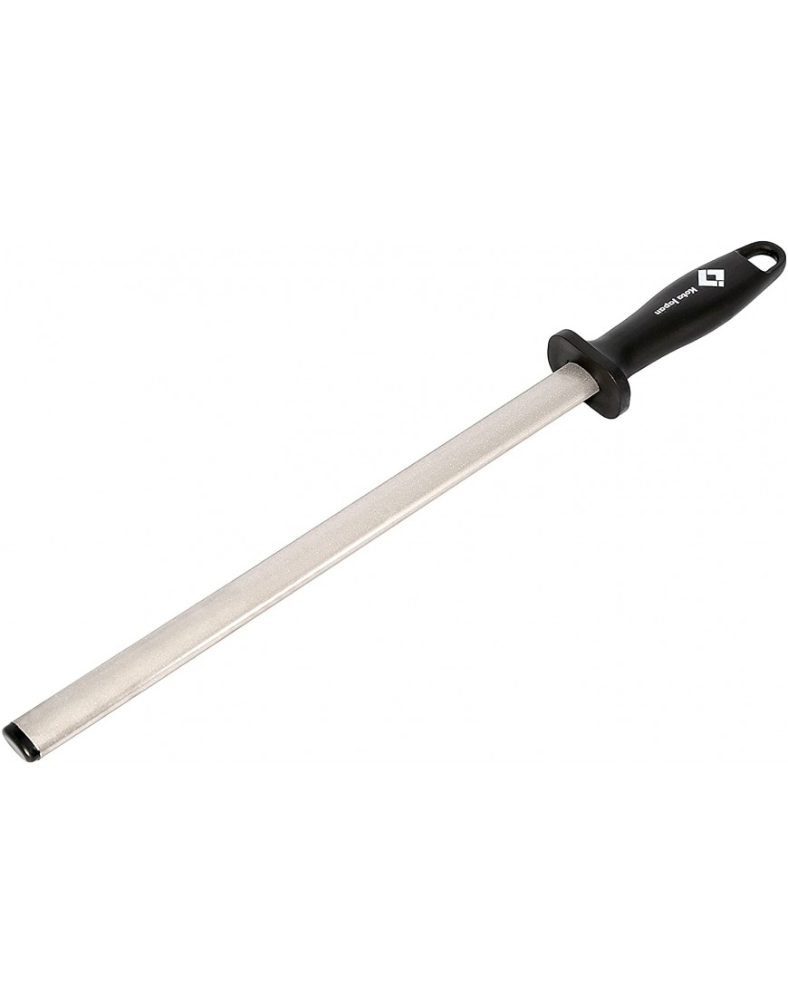 Kota Japan 12 in. Diamond Carbon Steel Professional Knife Sharpener Rod | Kitchen Home or Hunting | Master Chef Hunter or Home Gourmet Blade Sharpening Rod or Stick