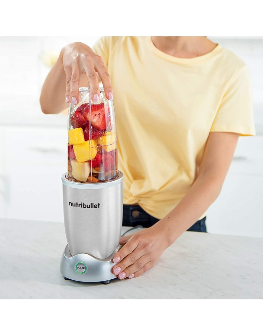 NutriBullet N12-1001 10pc Single Serve Blender Includes Travel Cup One Size Gray