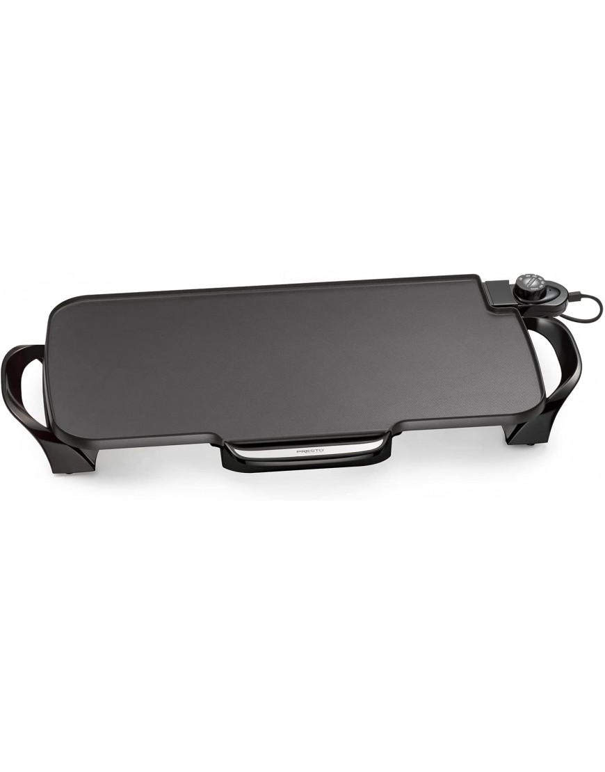 Presto 07061 22-inch Electric Griddle With Removable Handles Black 22-inch