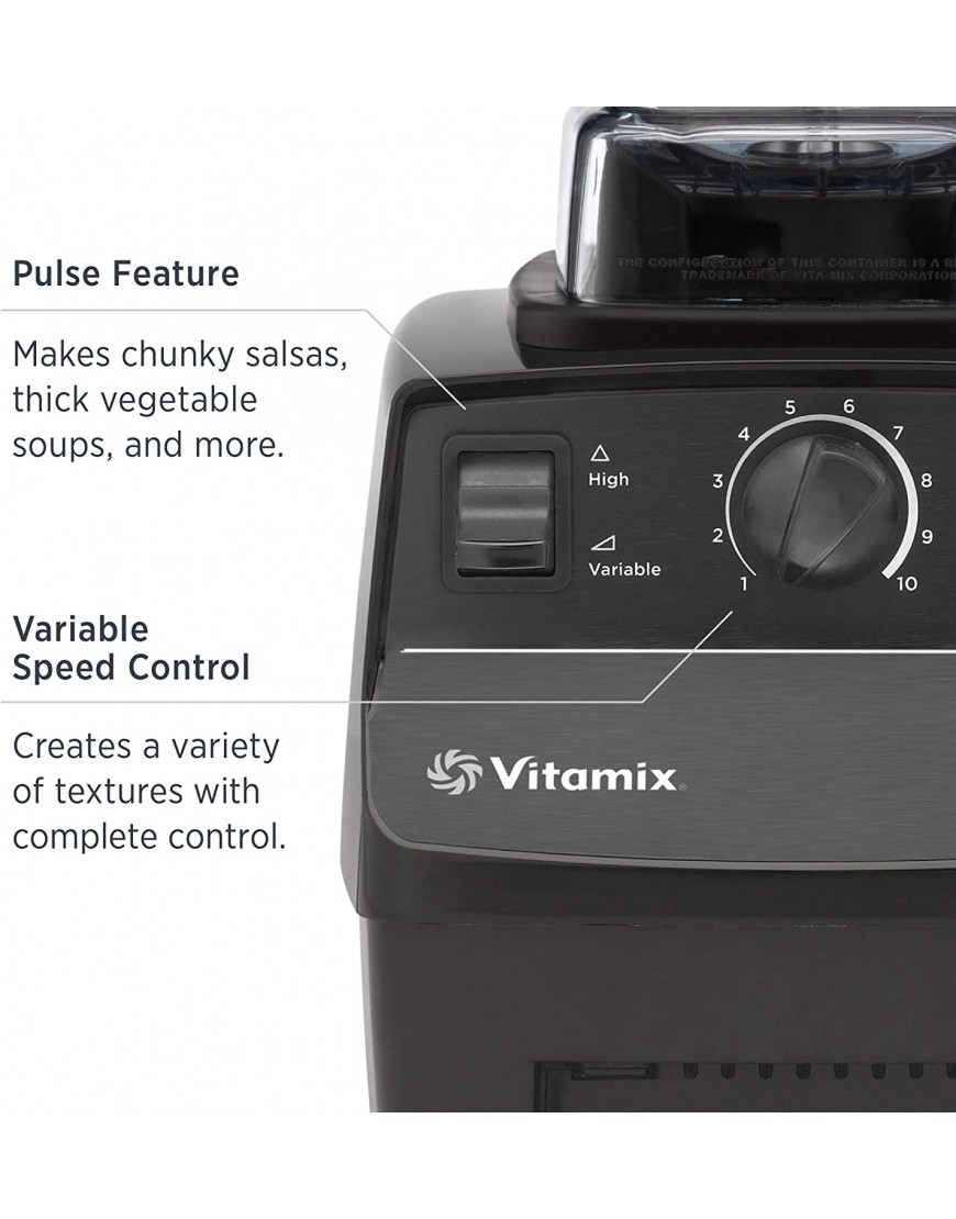 Vitamix 5200 Blender Professional-Grade Self-Cleaning 64 oz Container Black 001372