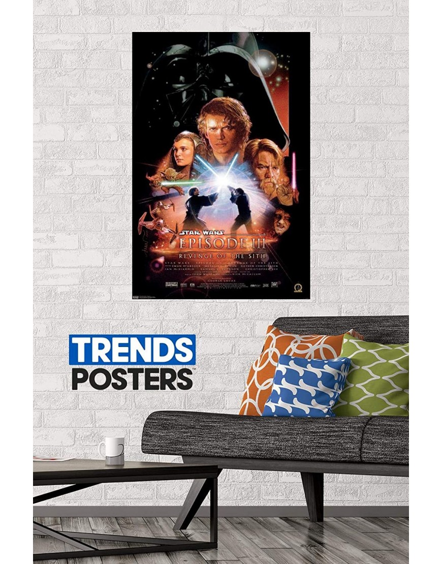 Trends International 24X36 Star Wars: Revenge of The Sith-One Sheet Wall Poster 24 x 36 Unframed Version