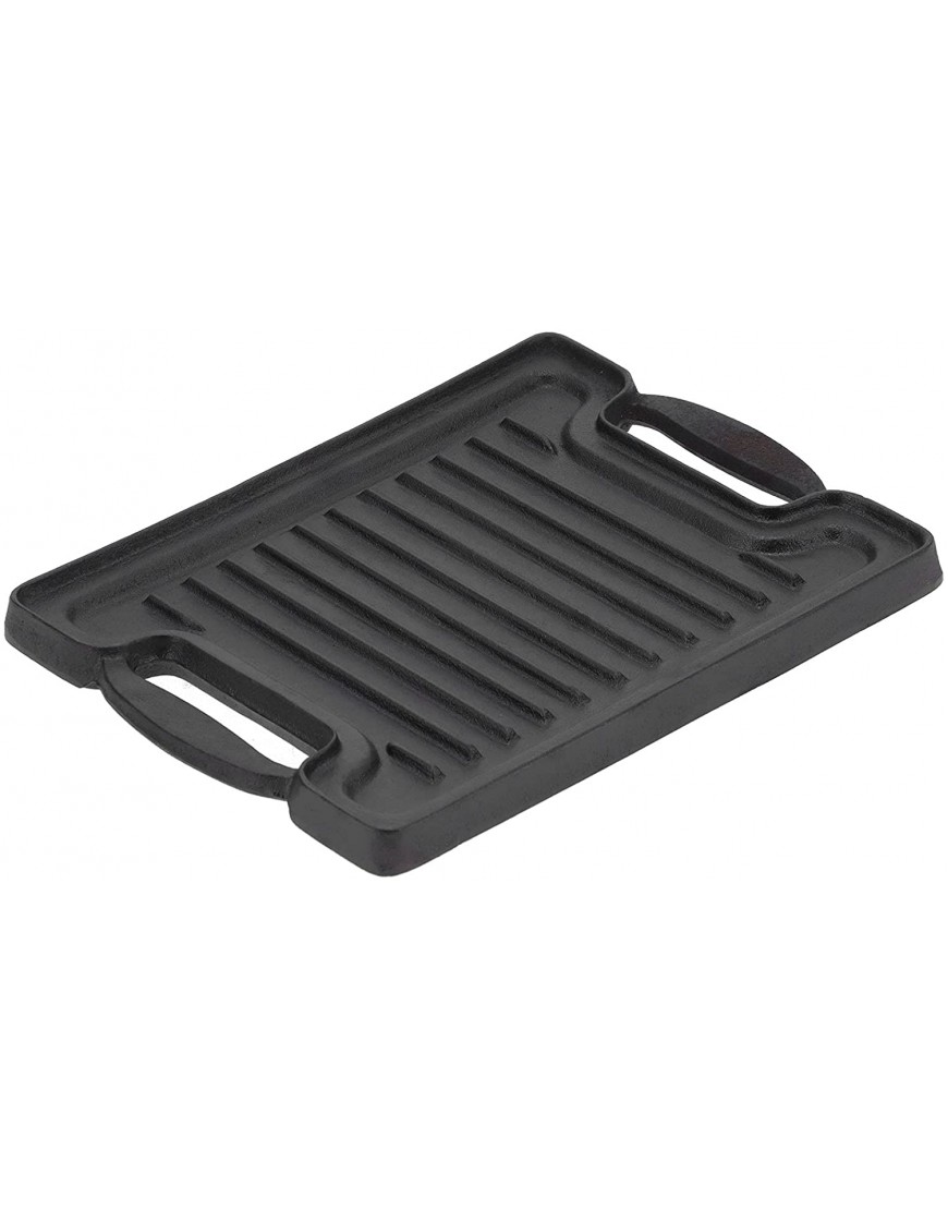 Bbq Griddle Plate Grill Plate Tray Steak Press Griddle Pan Plate Cast Iron Double Sided for Oven for Induction Cooker for Gas