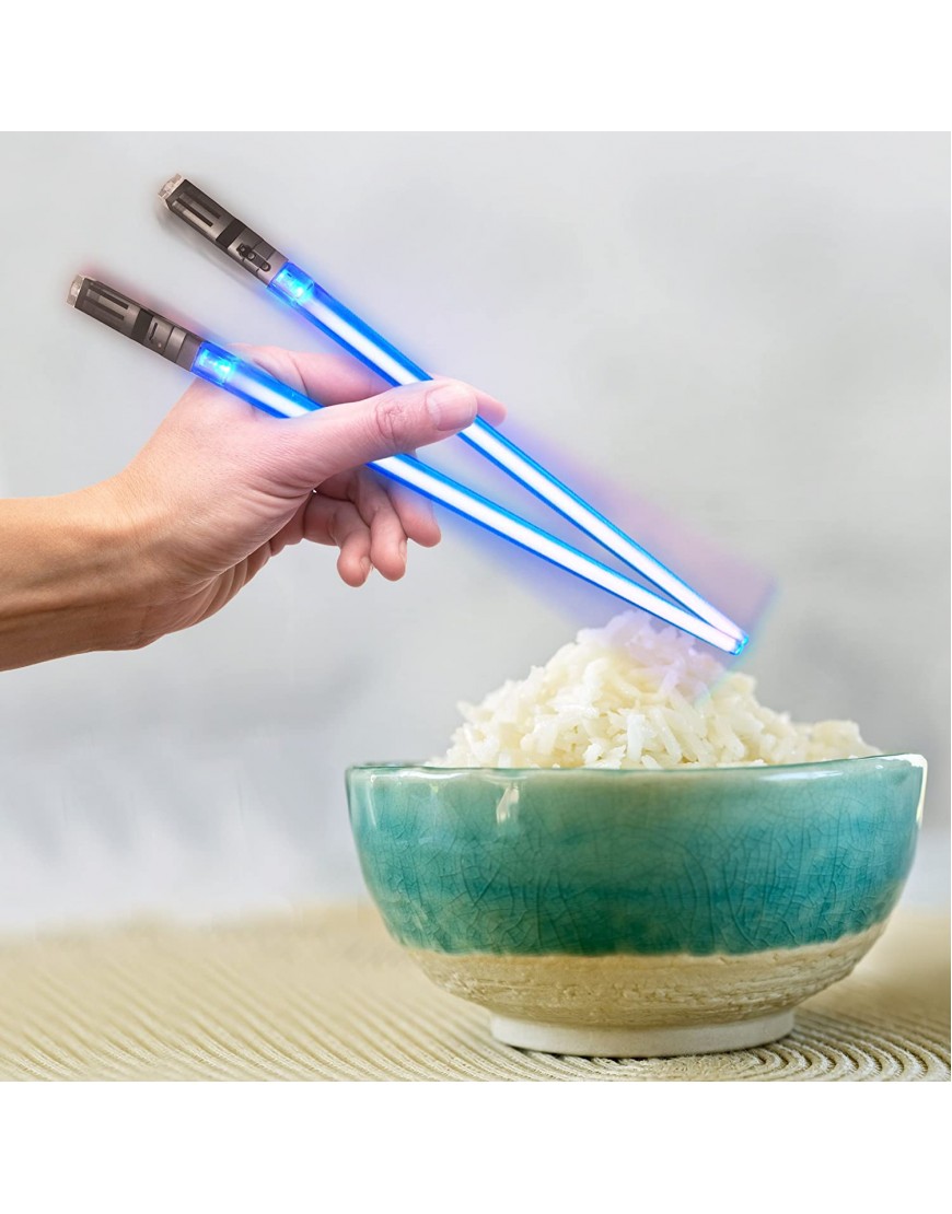 Chop Sabers Light Up LightSaber Chopsticks Blue Pair