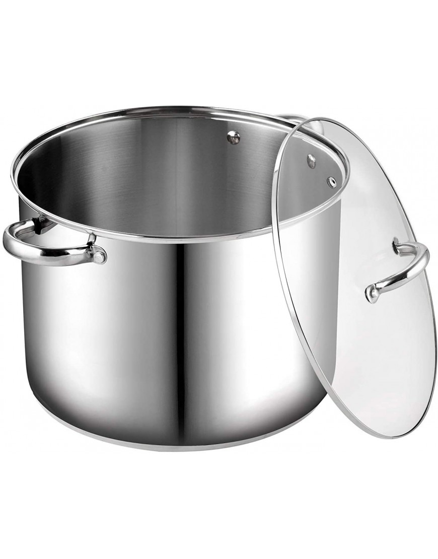 Cook N Home 16 Quart Stockpot with Lid Stainless Steel