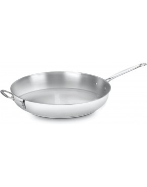 Cuisinart 722-36H Chef's Classic Stainless 14-Inch Open Skillet with Helper Handle