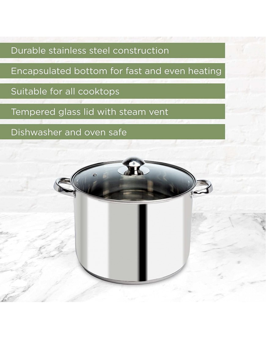 Ecolution Pure Intentions 8-Quart Stainless Steel