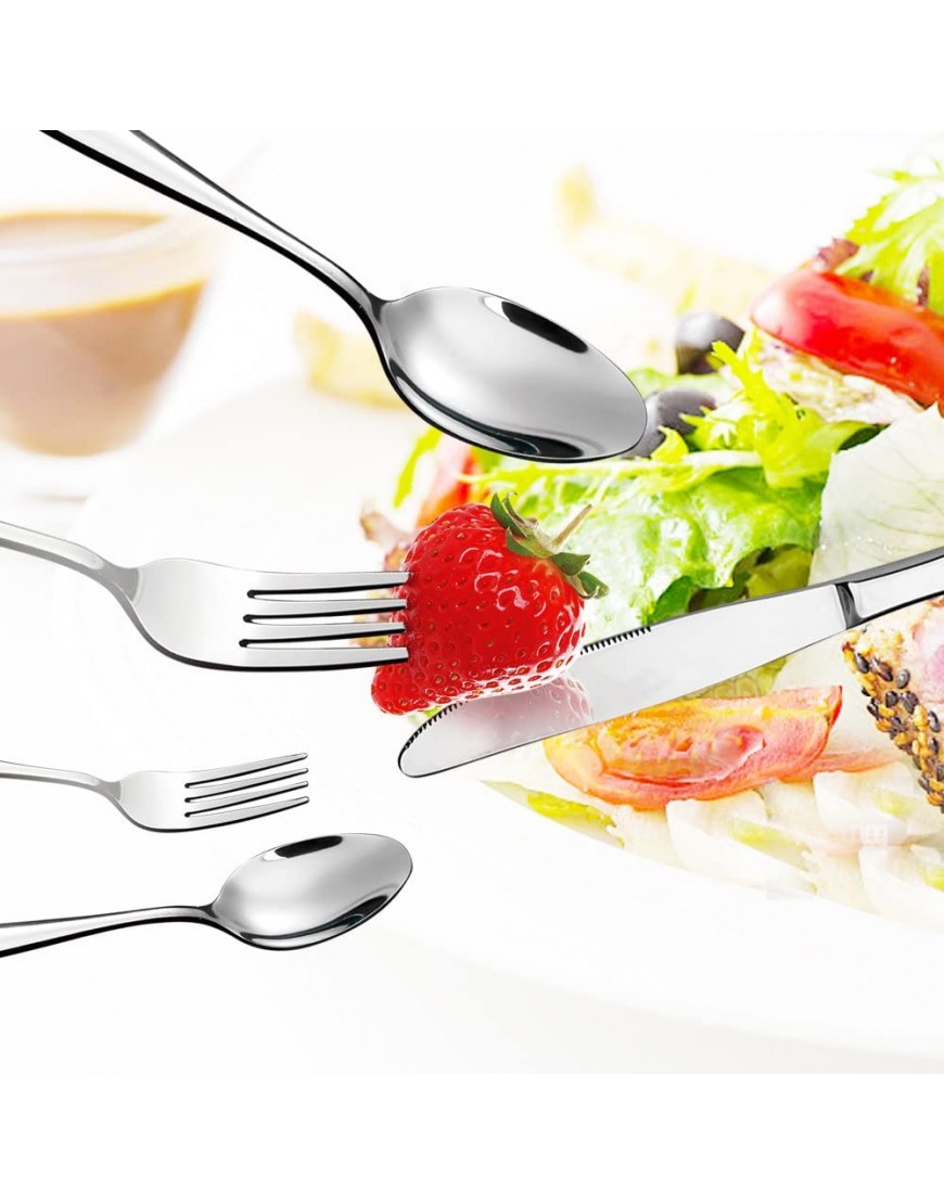 Eslite Stainless Steel Dinner Salad Forks Set,12-Piece,8 Inches
