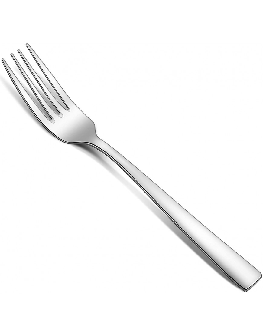 Hiware 12-piece Salad Forks Dinner Forks Silverware Set Extra-Fine Stainless Steel Forks for Home Kitchen or Restaurant Mirror Finish Dishwasher Safe 8 Inches