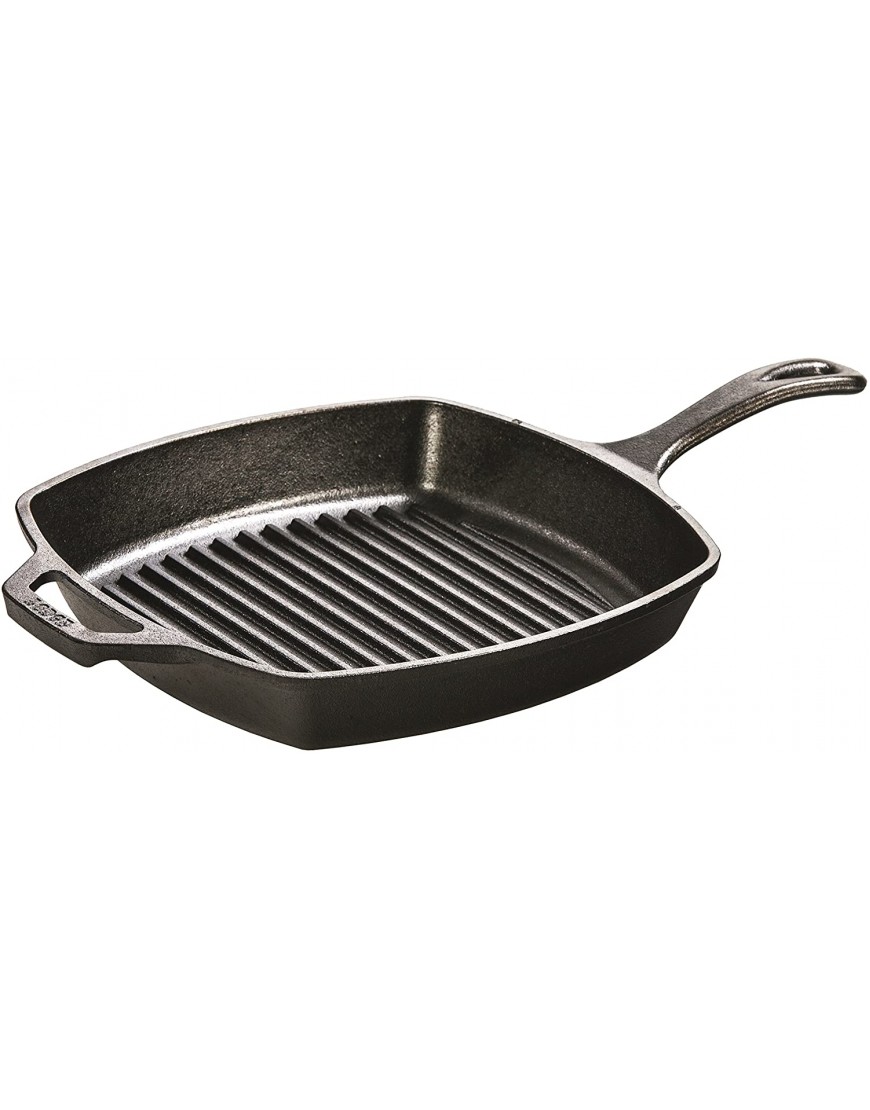 Lodge Cast Iron Grill Pan Square 10.5 Inch