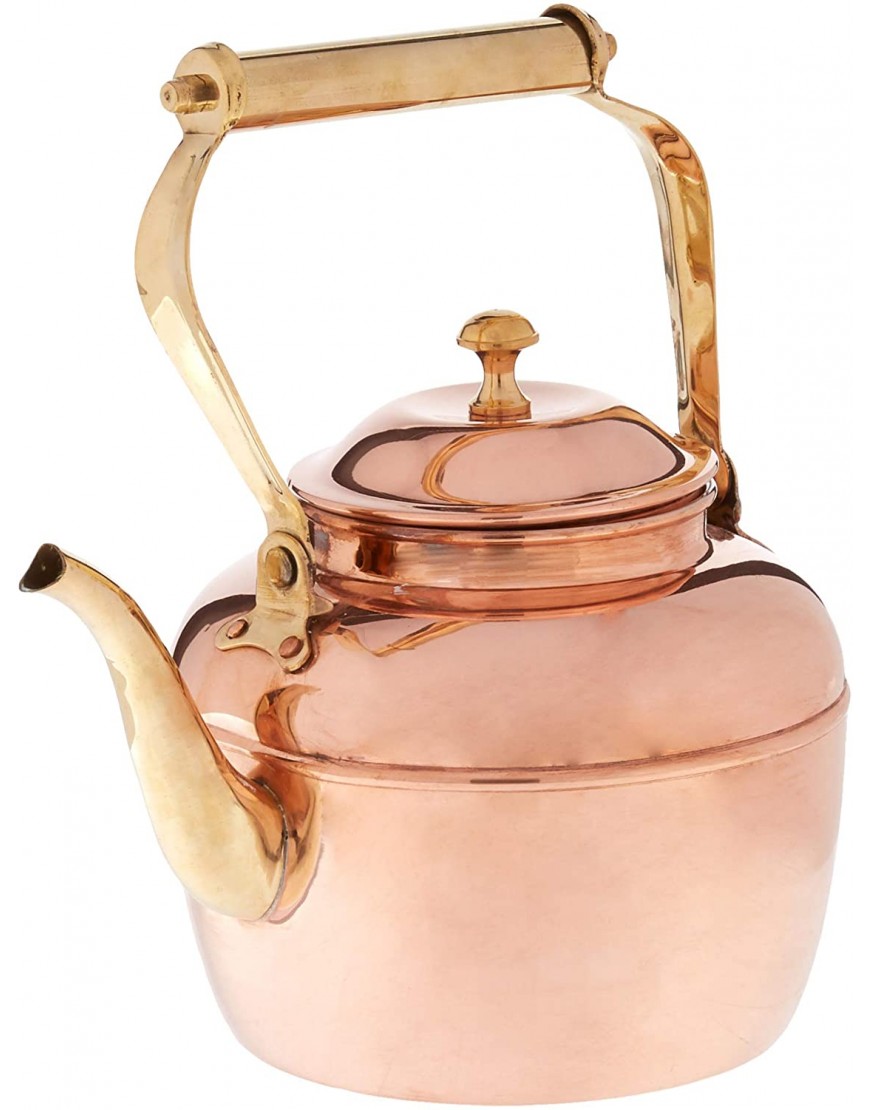 Old Dutch Teakettle 2½ Qt Copper Brass