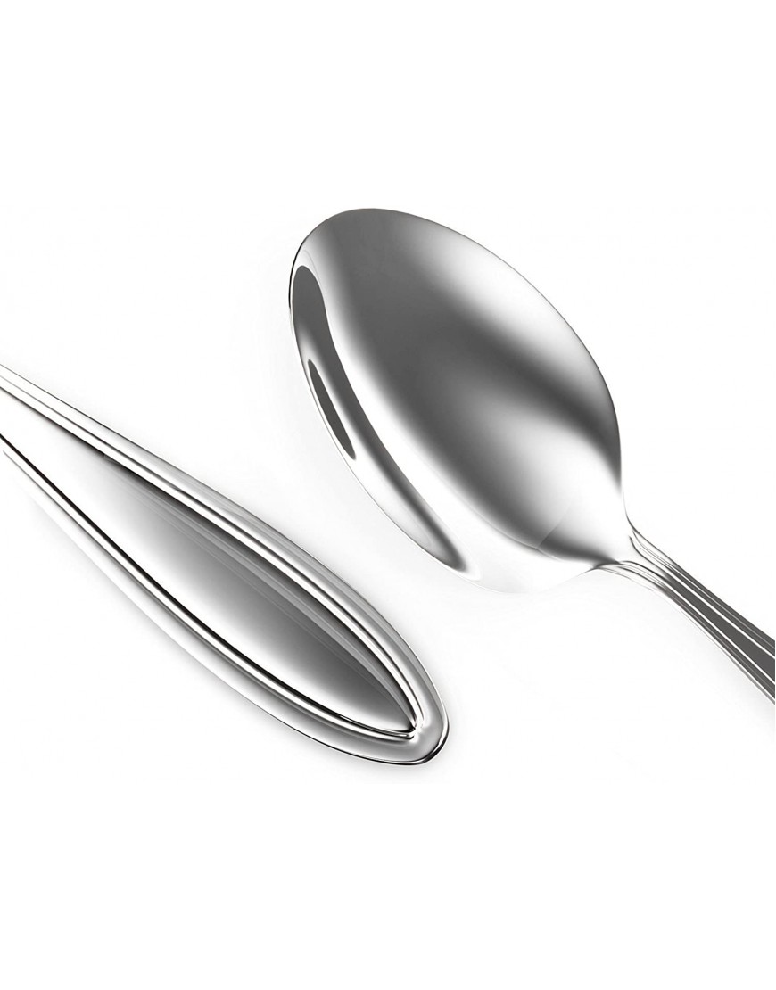 Royal 12-Piece Mini Dessert Spoons Set 18 10 Stainless Steel Dinner Spoons 5.75 Mirror Polished Flatware Utensils Great for ice cream cakes and Using in Home Kitchen or Restaurant