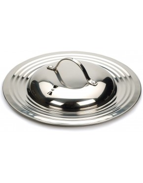 RSVP Endurance Stainless Steel Universal Lid with Adjustable Steam Vent