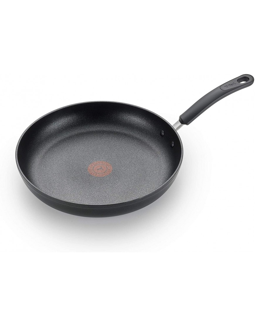 T-fal 2100103840 T-fal C5610564 Titanium Advanced Nonstick Thermo-Spot Heat Indicator Dishwasher Safe Cookware Fry Pan 10.5-Inch Black -