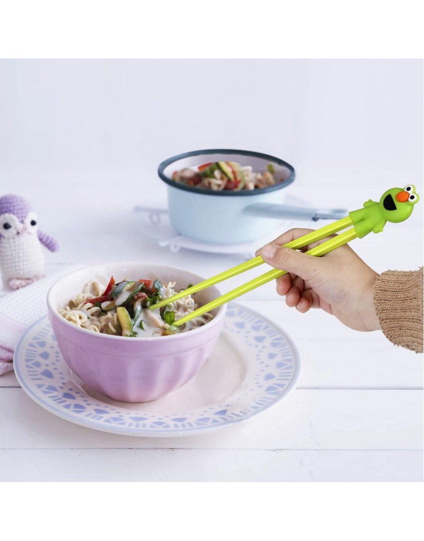 Training chopsticks for kids adults and beginners 5 Pairs chopstick set with attachable learning chopstick helper right or left handed