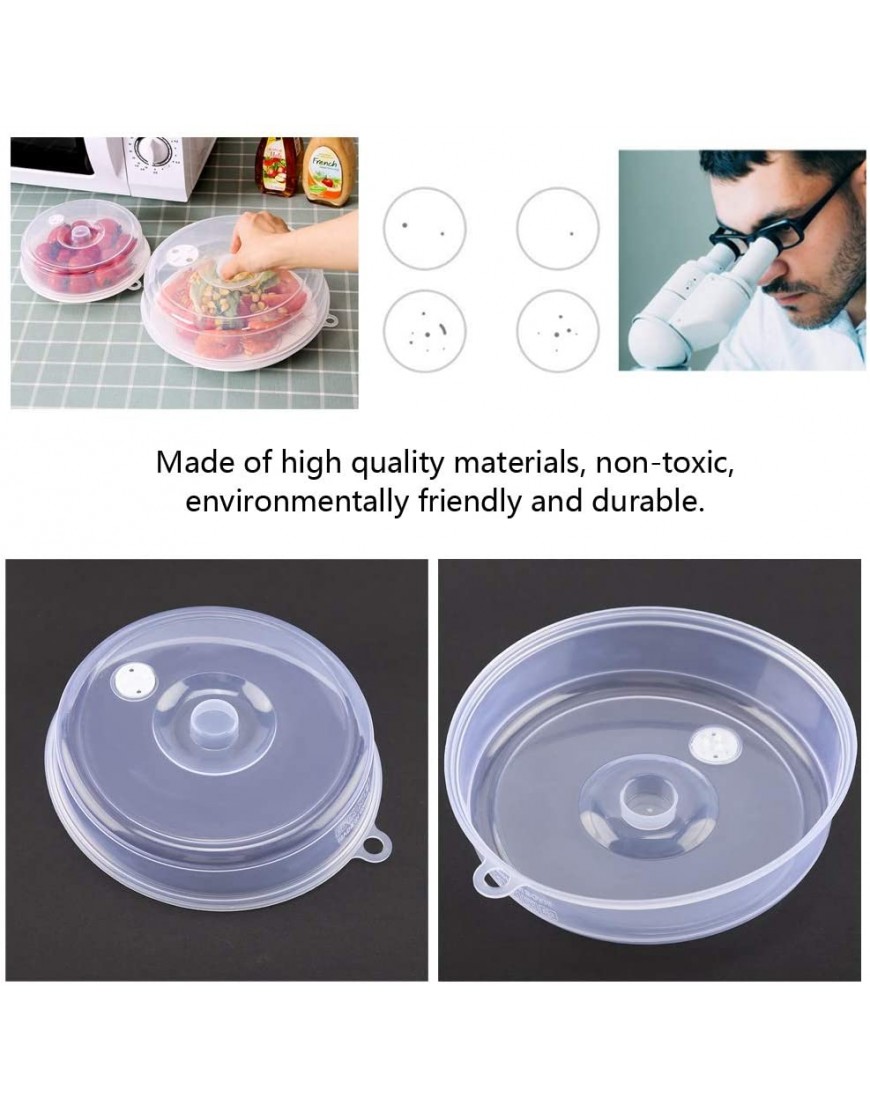 Washable Microwave Plate Cover Microwave Plate Lid Silicone for Microwave Oven Accessories Cookware Lids for Microwave Oven Parts Bakeware Lidslarge