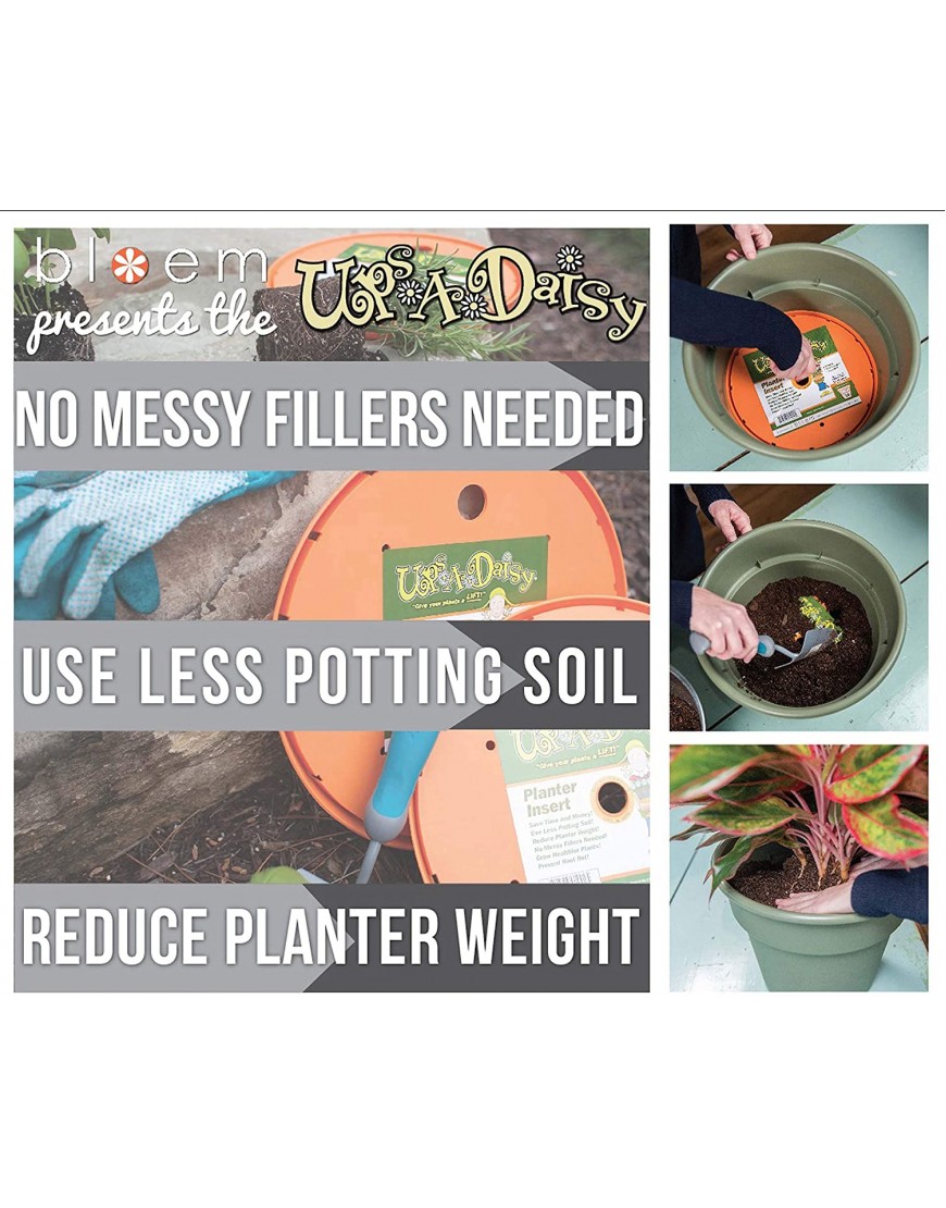 Bloem Ups-A-Daisy Round Planter Lift Insert 10