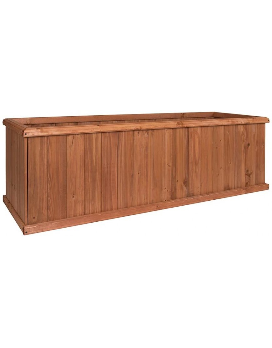 Greenstone 100079 Churchill Cedar Planter Box Large Heartwood