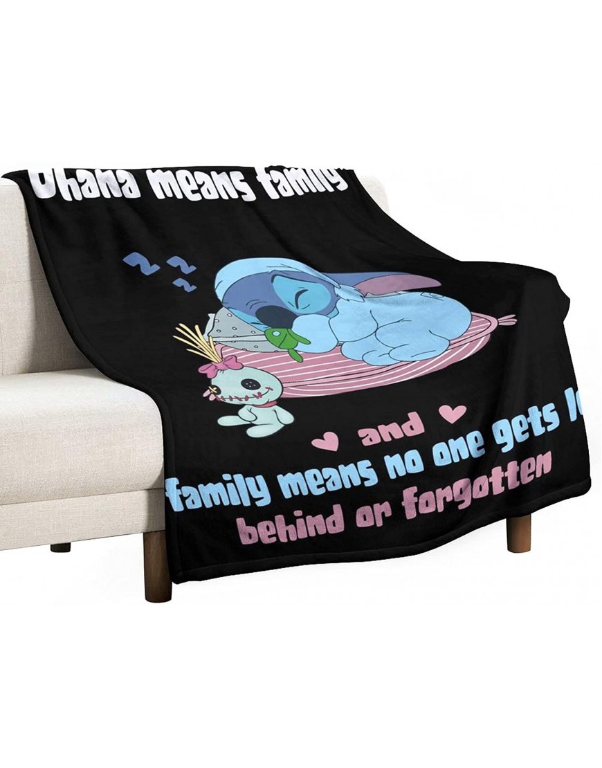 AO.MOLONI Cartoon Throw Blanket Ultra-Soft Cozy Microfiber Fleece Throw Blankets for Home Couch Bed and Sofa 60x80