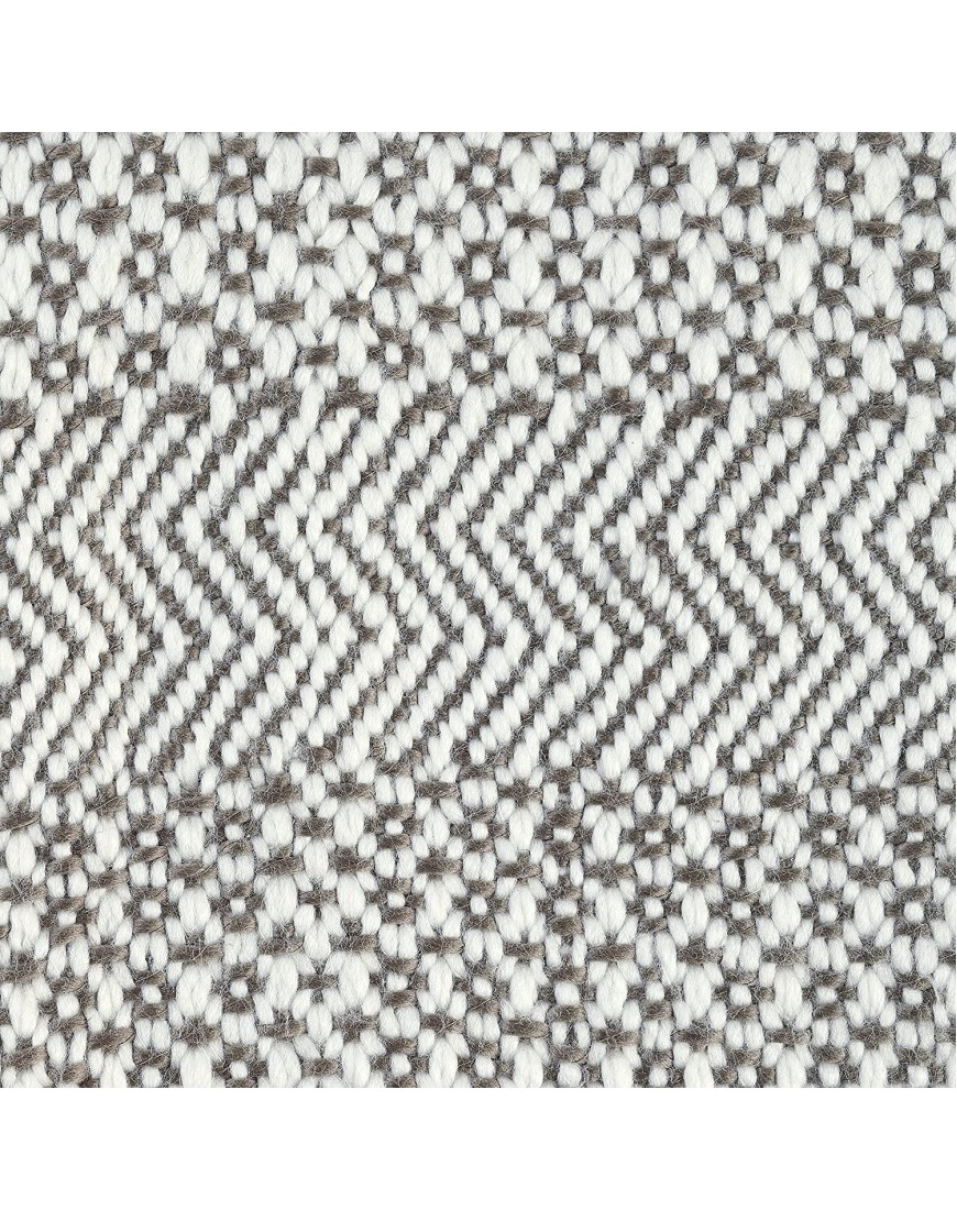Brand – Rivet Modern Hand-Woven Stripe Fringe Throw Blanket 50 x 60 Grey and White with Mustard Yellow