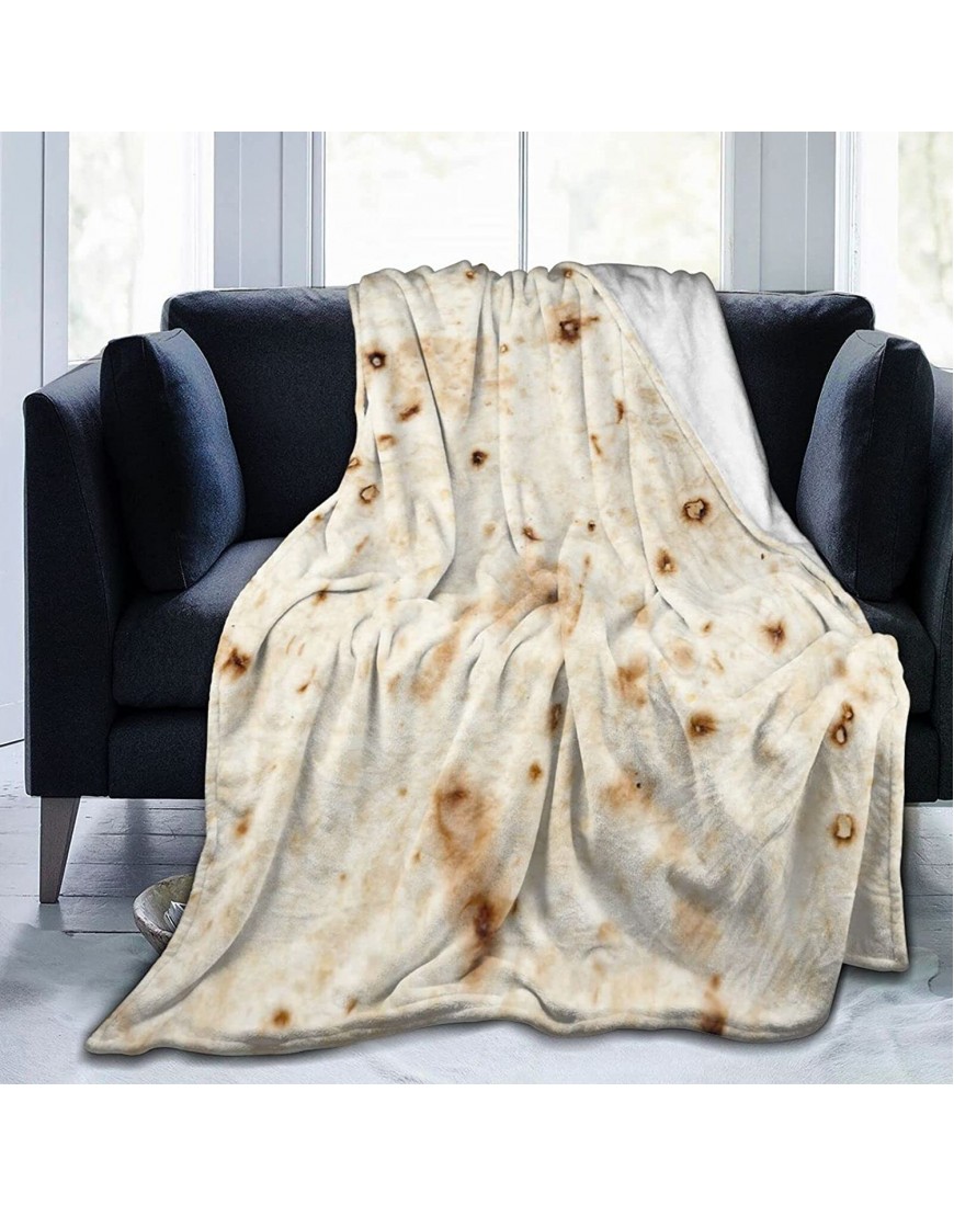 Burrito Beige Throw Blanket for Couch,Soft Warm Throw Blanket Lightweight Warm Fuzzy Blanket for Bed Sofa Camping Travel