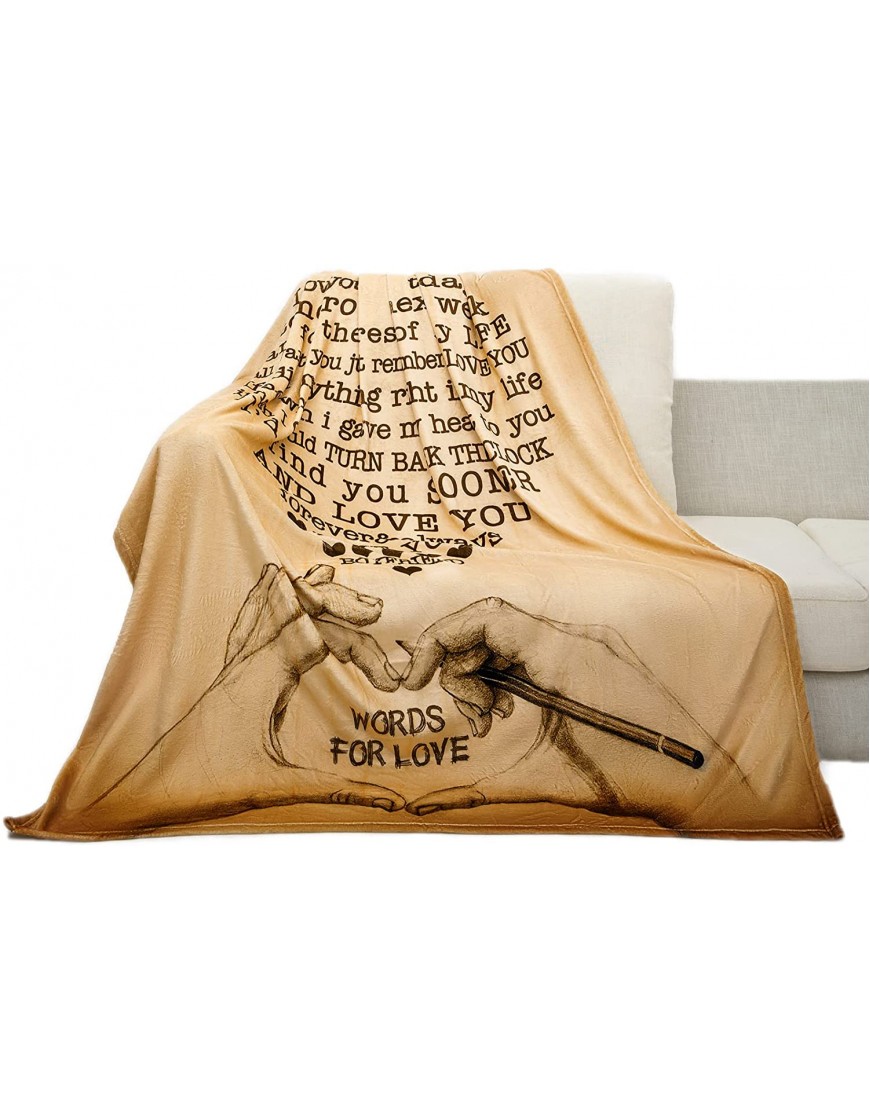 Gifts for Girlfriend to My Girlfriend Blanket Anniversary Romantic Gifts for her Best Birthday Gifts for Girlfriend from Boyfriend I Love You Gifts for Women Healing Thoughts Fleece Blanket 50x60