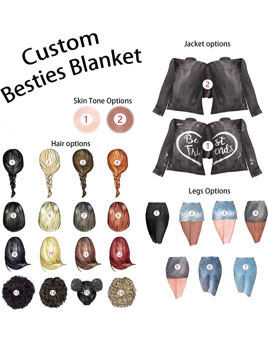 Personalized Best Friend Blanket with Hairstyle Names Drink I Custom Butterfly Best Friend Birthday Gifts for Women I Friendship Gifts for Bestie BFF I Soul Sister Gifts I Gift for Friends Female