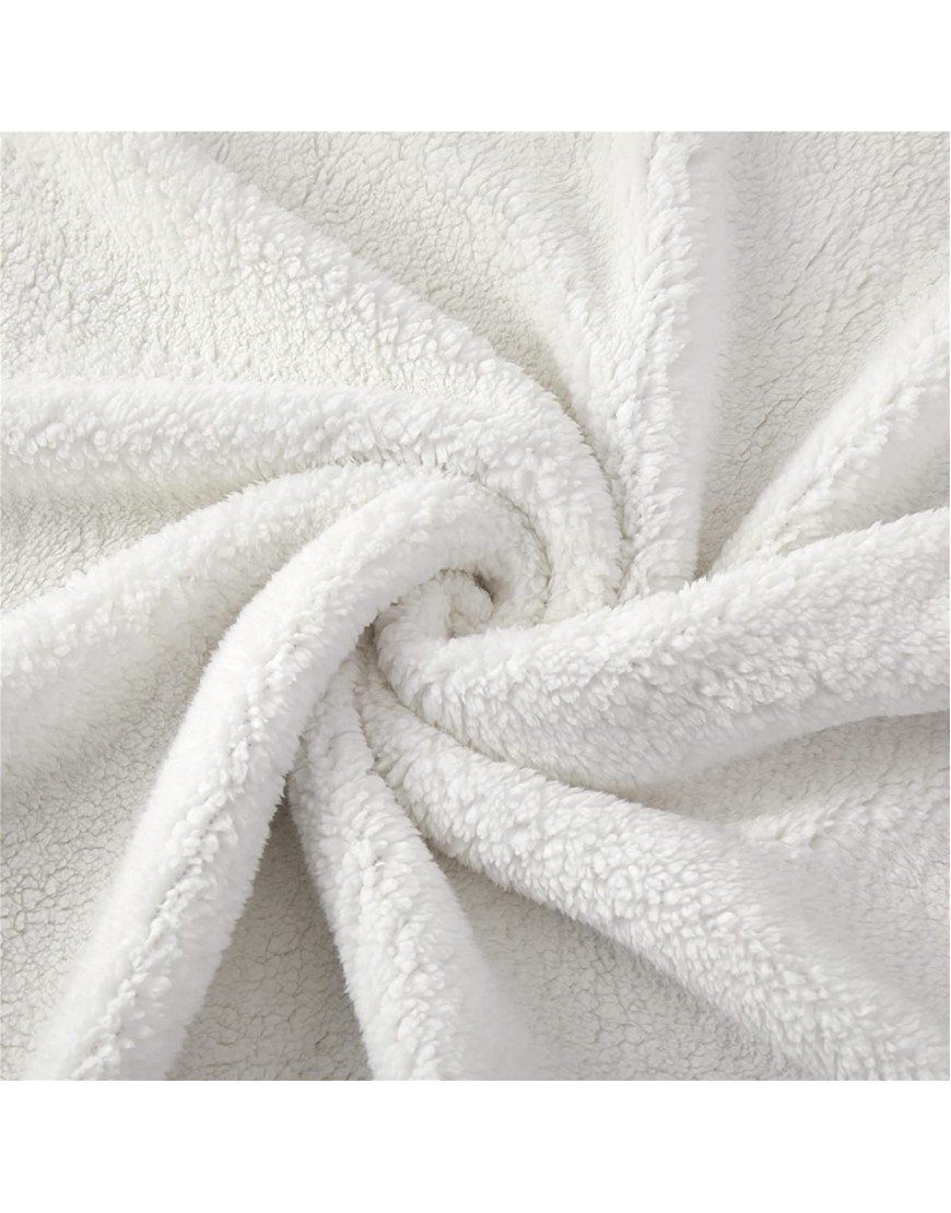 Ponvunory Large Thick Plaid Sherpa Throw BlanketNavy and White 50x70 Super Soft Plush Heavy Oversized Microfiber Blanket for Sofa Couch Chair Bed