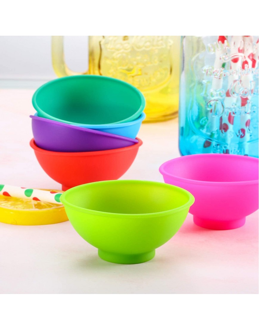 14 Pieces Mini Silicone Pinch Bowls 1.75 Ounce Prep and Serve Bowls Multicolor Reusable Snack Bowls Silicone Condiment Bowls for Sauce Nuts Candy Fruits Appetizer Snacks